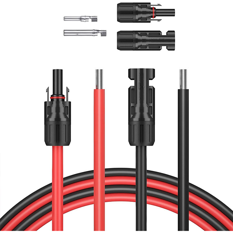Kabel Ekstensi Surya Pendek 10 Gauge Tahan Getaran